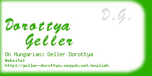 dorottya geller business card